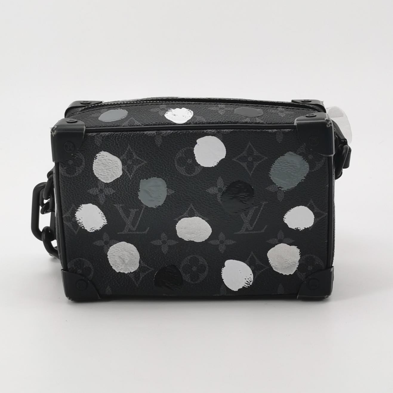 Louis Vuitton(LV) Soft Trunk Bag Yayoi Kusama Painted Dots Monogram Eclipse Canvas Mini — photo 3 of 16