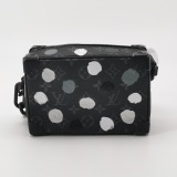 Louis Vuitton(LV) Soft Trunk Bag Yayoi Kusama Painted Dots Monogram Eclipse Canvas Mini — thumbnail 3