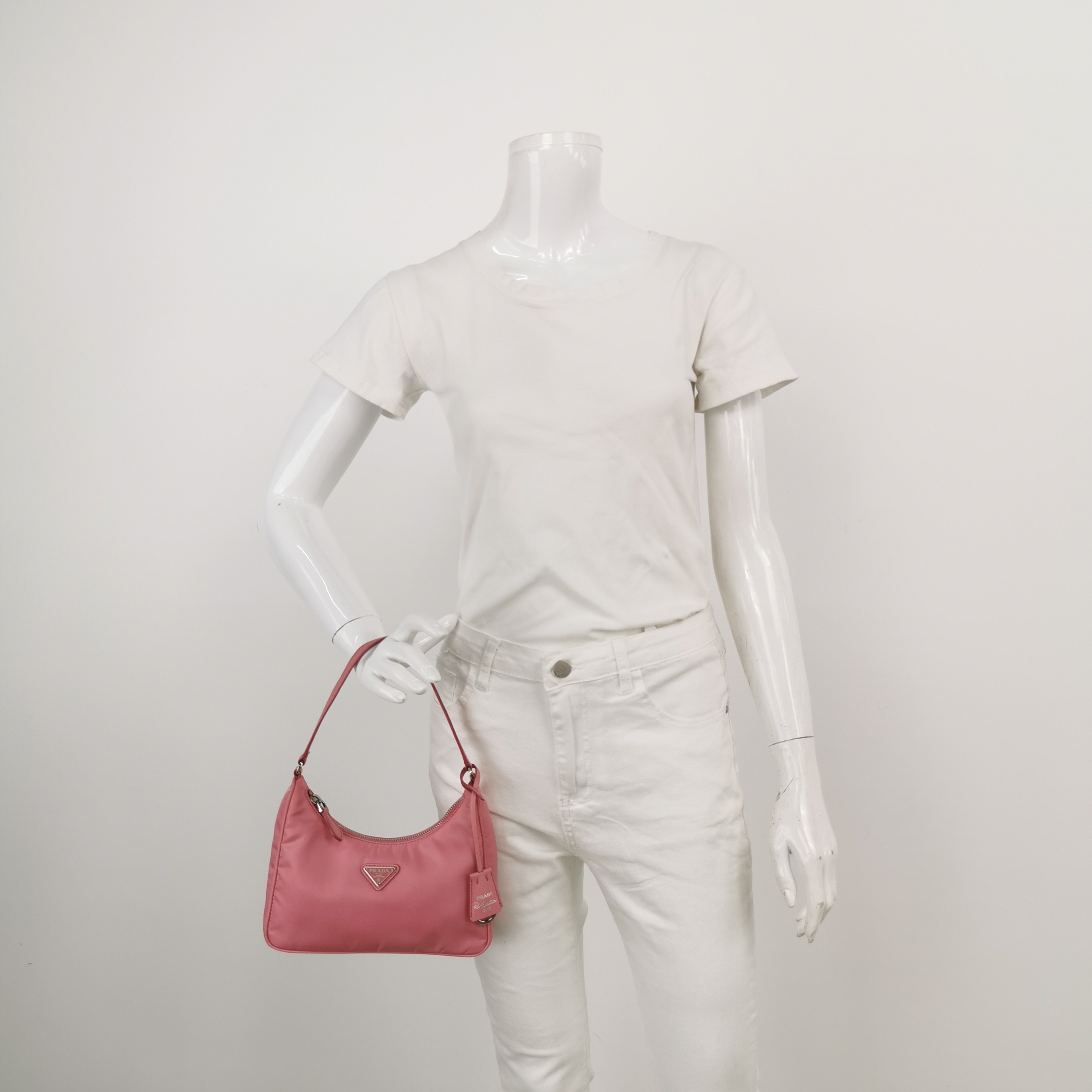 Prada Re-Edition 2005 Hobo Tessuto with Saffiano Leather Mini — alternate view