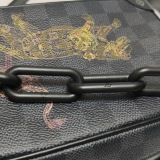Louis Vuitton(LV) Soft Trunk Bag Limited Edition Wild Animals Damier Graphite Mini — thumbnail 11