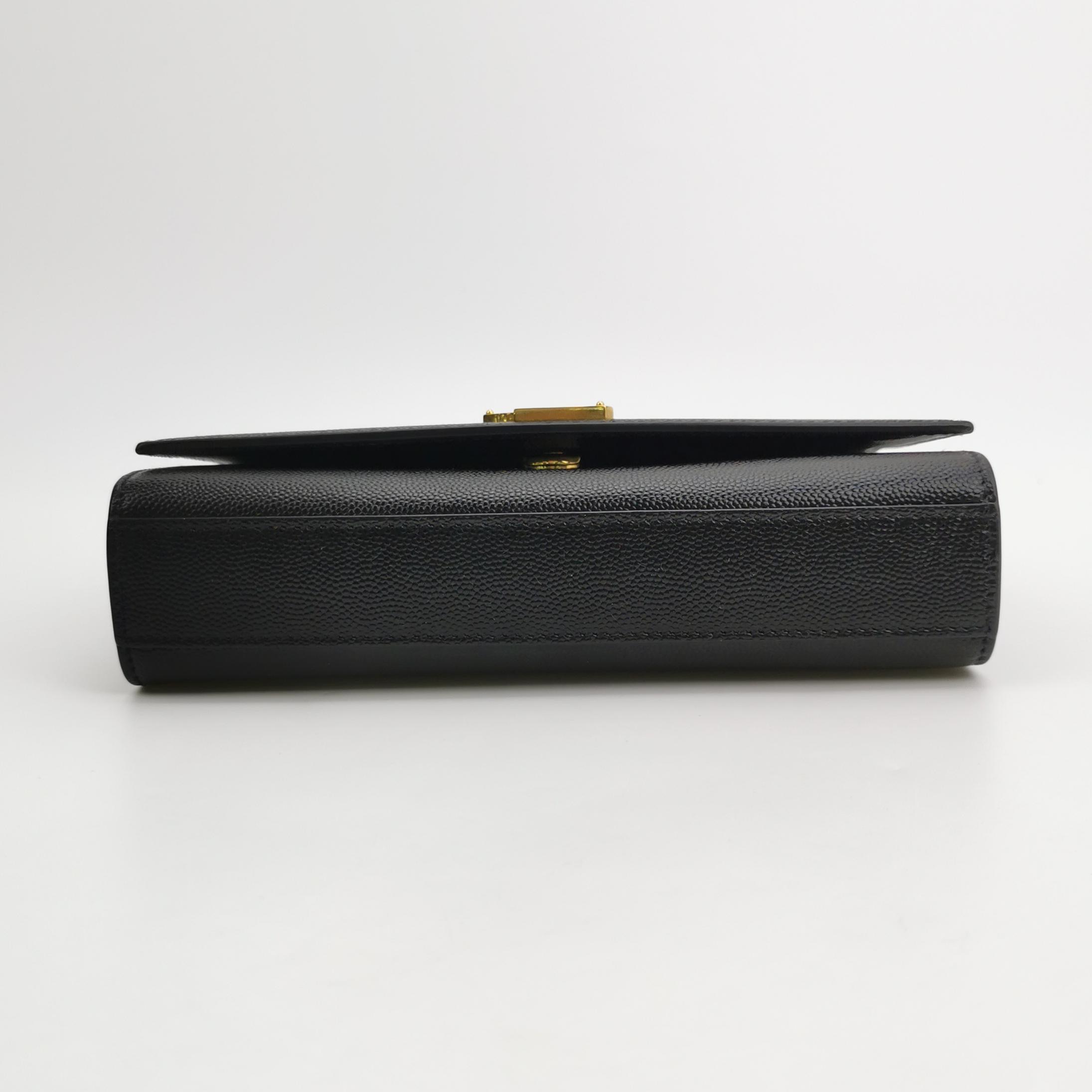 Saint Laurent(YSL) Classic Monogram Crossbody Bag Grainy Leather Small