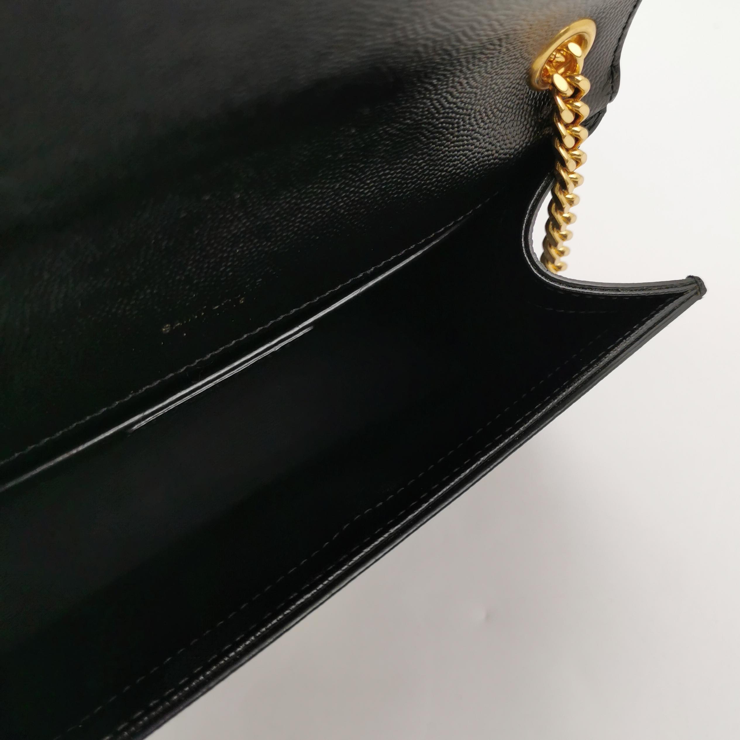 Saint Laurent(YSL) Classic Monogram Crossbody Bag Grainy Leather Small