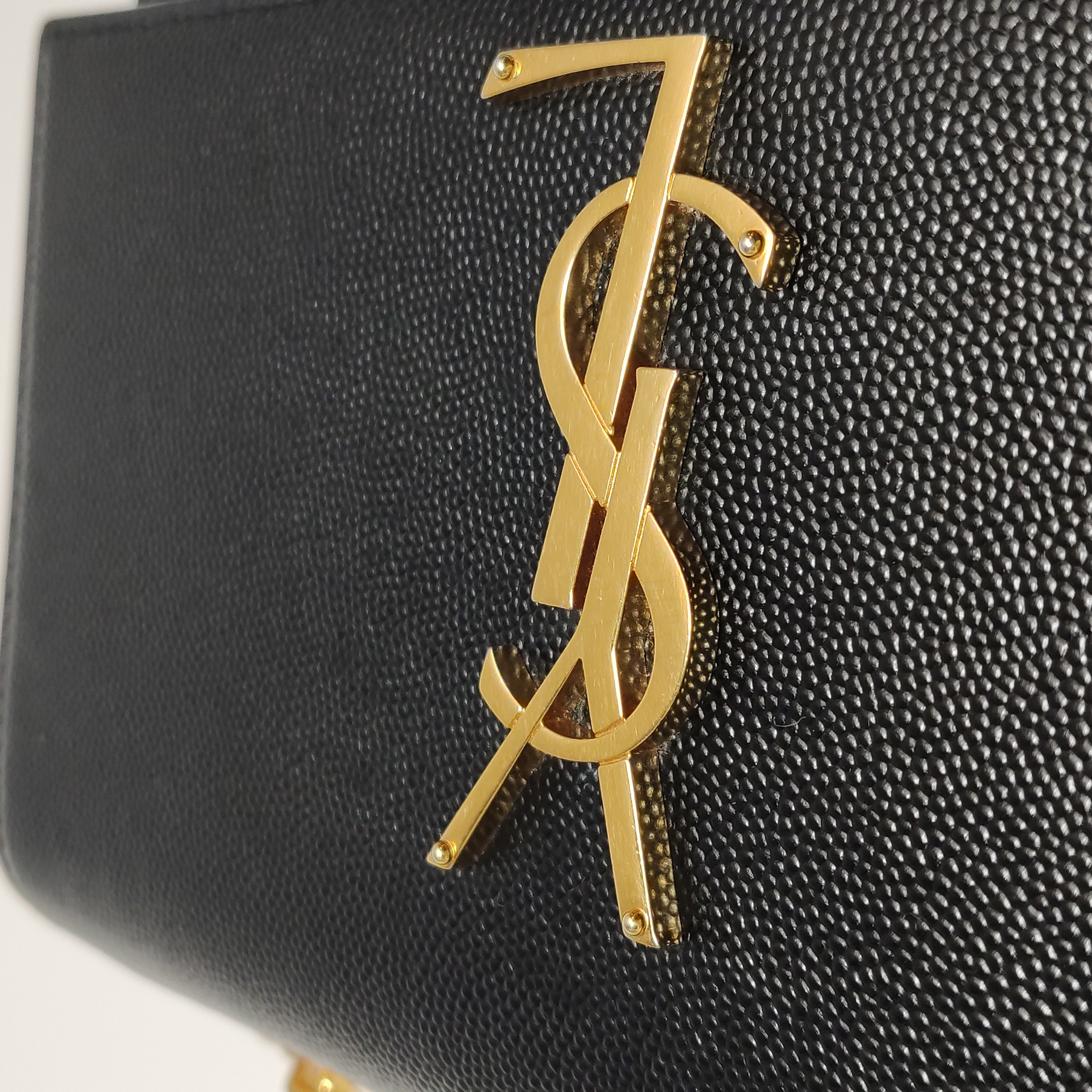 Saint Laurent(YSL) Classic Monogram Crossbody Bag Grainy Leather Small