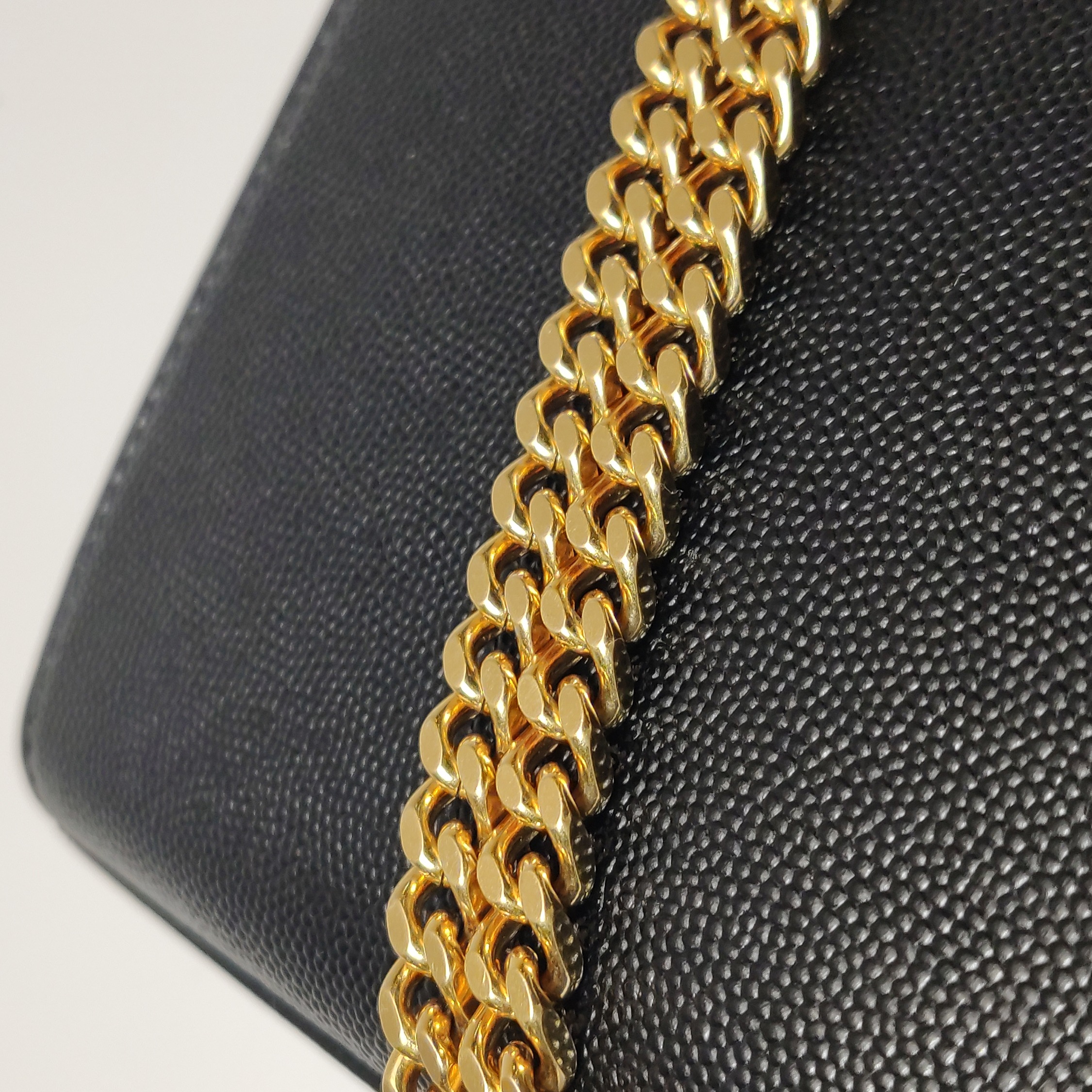 Saint Laurent(YSL) Classic Monogram Crossbody Bag Grainy Leather Small