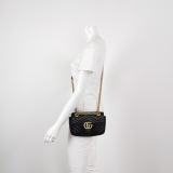 Gucci GG Marmont Flap Bag Matelasse Leather Small — thumbnail 2