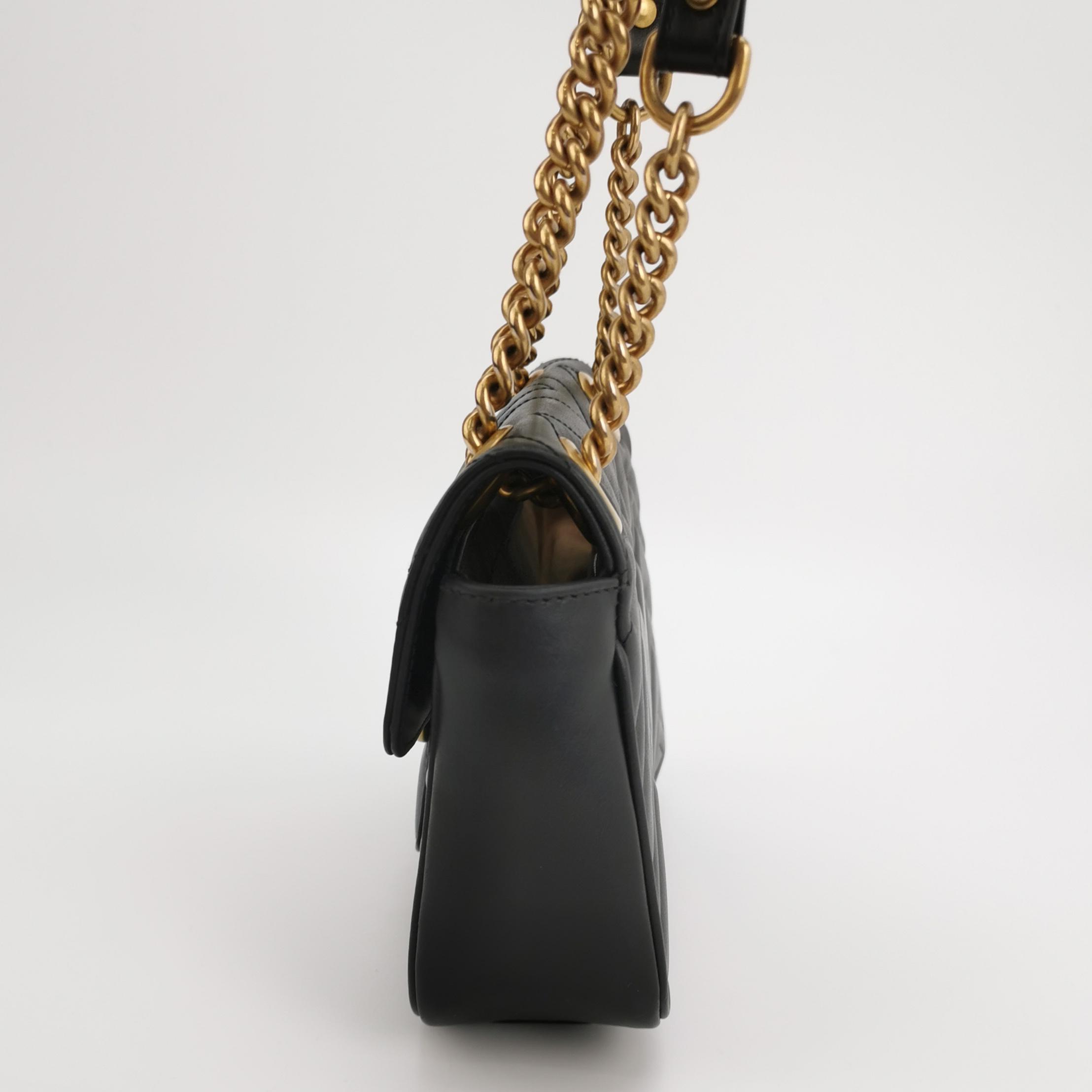 Gucci GG Marmont Flap Bag Matelasse Leather Small — photo 3 of 16