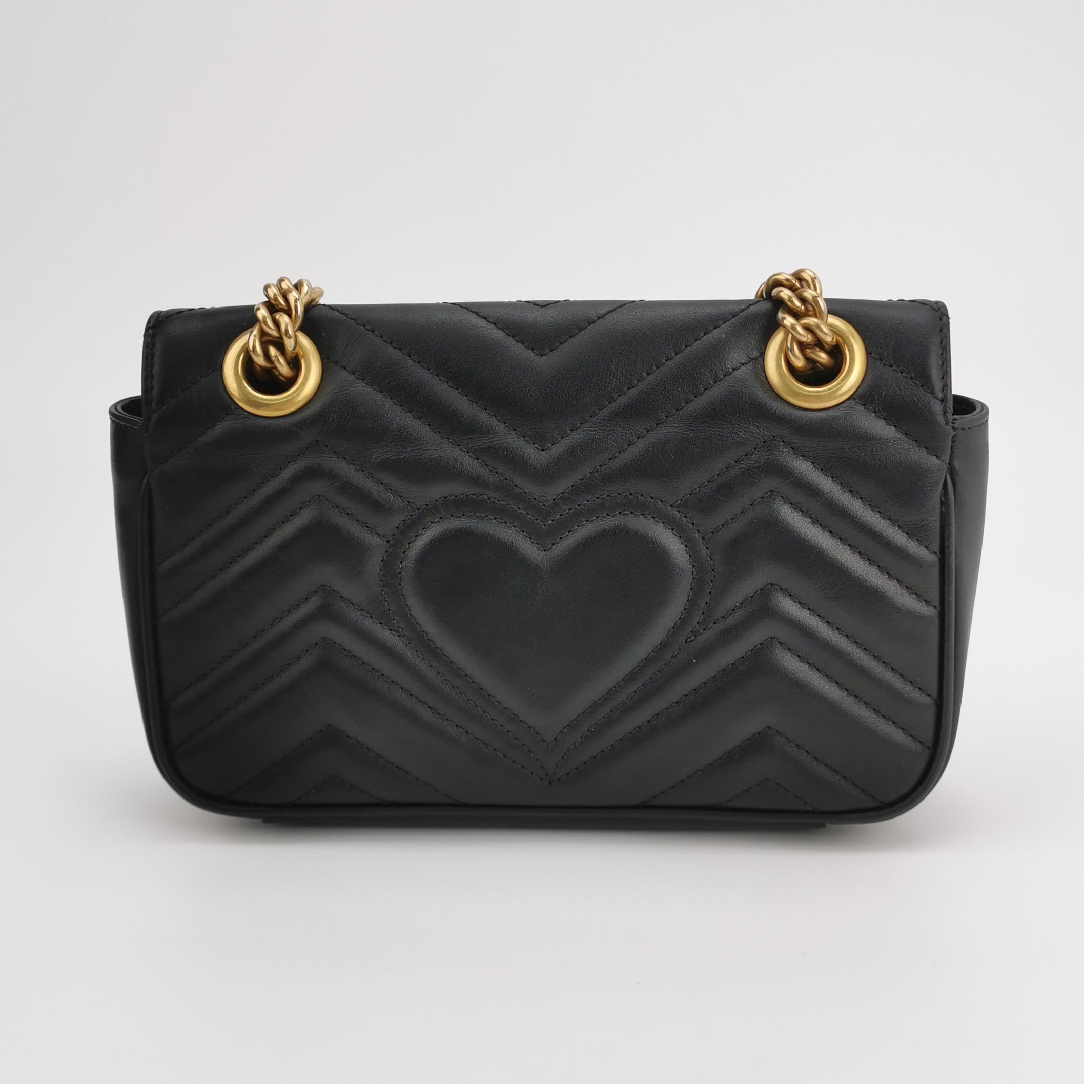 Gucci GG Marmont Flap Bag Matelasse Leather Small — photo 5 of 16