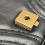 Gucci GG Marmont Flap Bag Matelasse Leather Small — thumbnail 14