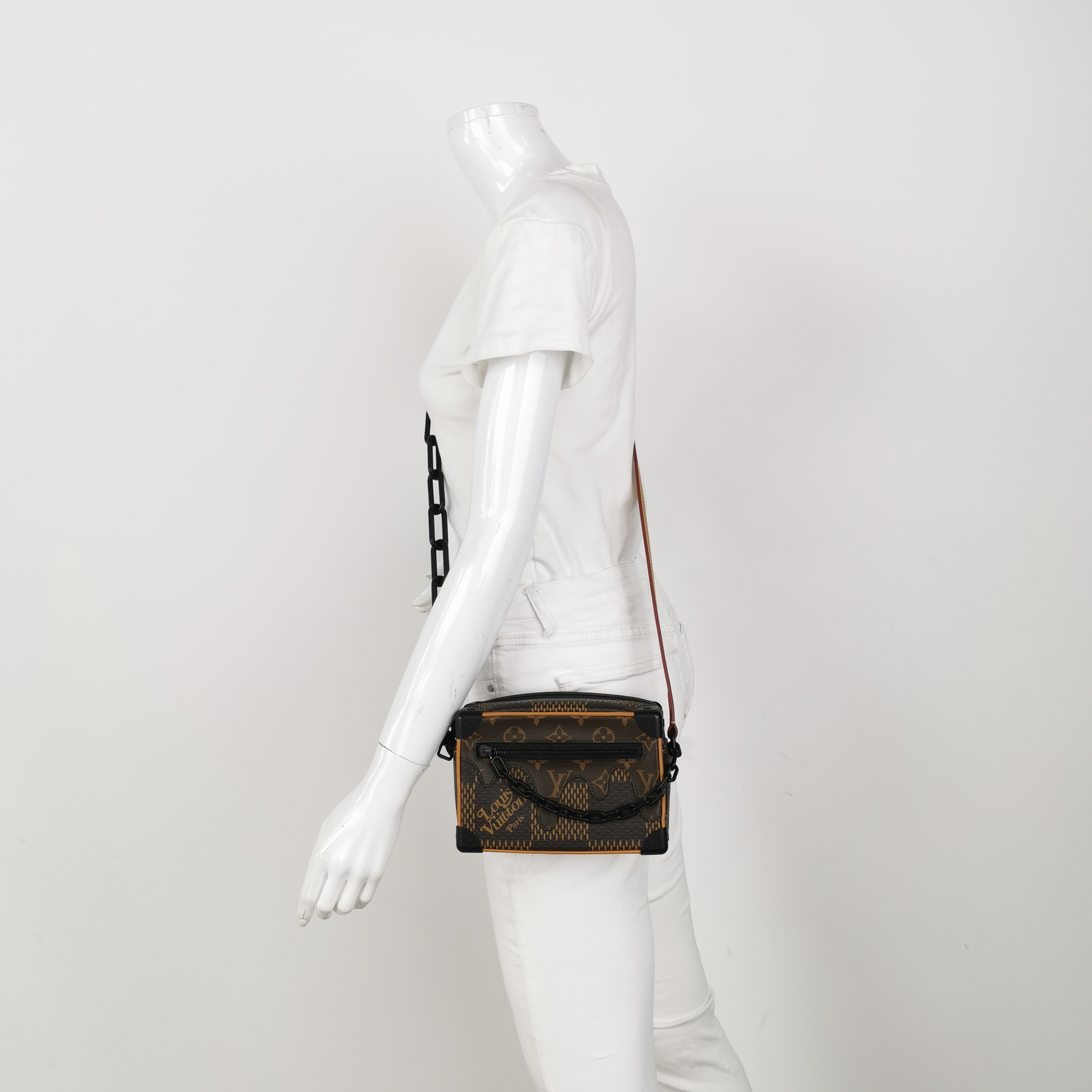 Louis Vuitton(LV) Nigo Soft Trunk Bag Limited Edition Giant Damier and Monogram Canvas Mini — alternate view