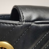 Gucci GG Marmont Flap Bag Matelasse Leather Small — thumbnail 15