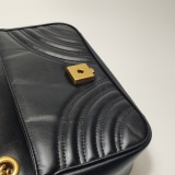 Gucci GG Marmont Flap Bag Matelasse Leather Small — thumbnail 8
