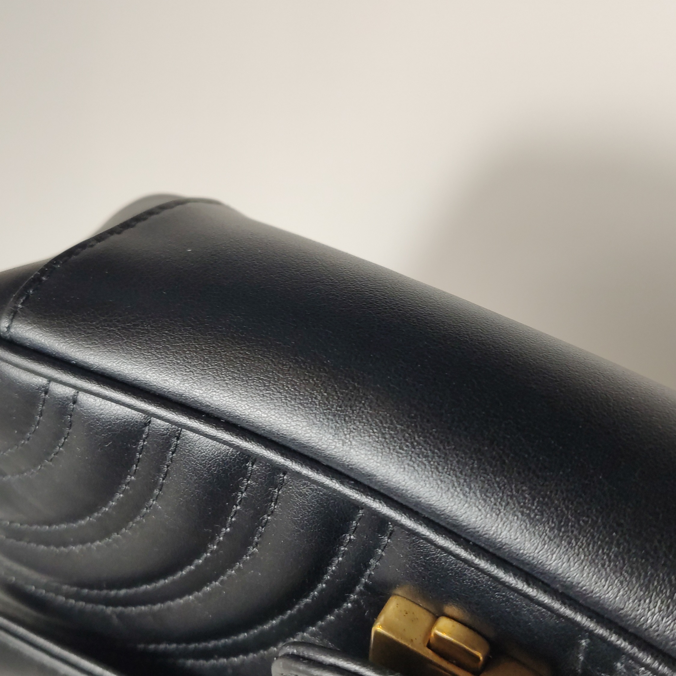 Gucci GG Marmont Flap Bag Matelasse Leather Small — photo 12 of 16