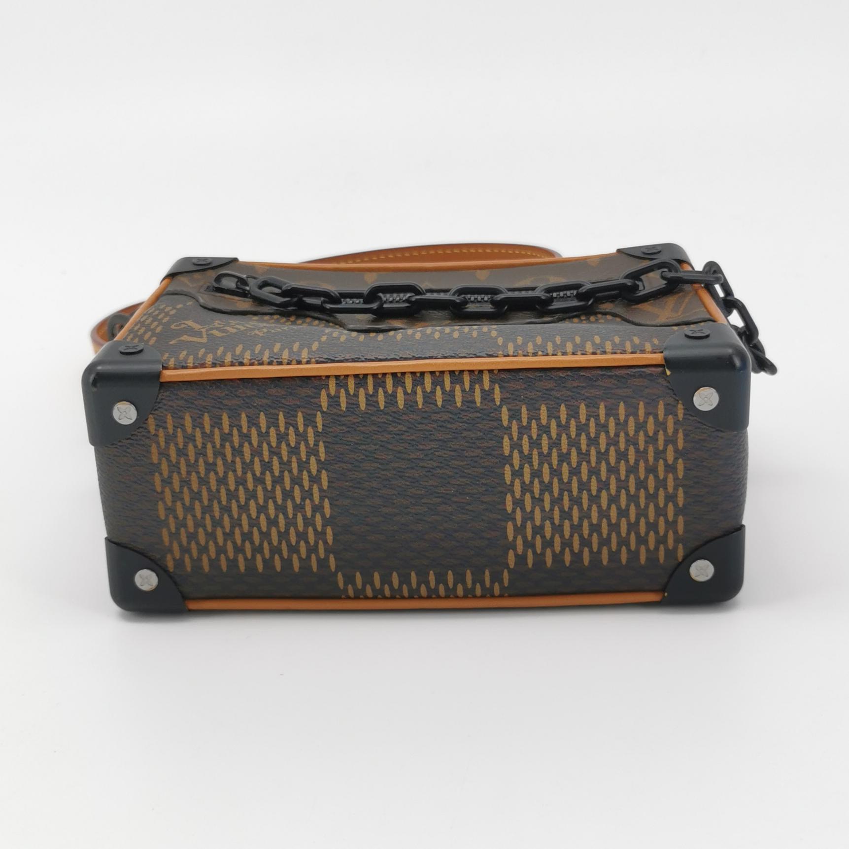 Louis Vuitton(LV) Nigo Soft Trunk Bag Limited Edition Giant Damier and Monogram Canvas Mini — photo 6 of 15