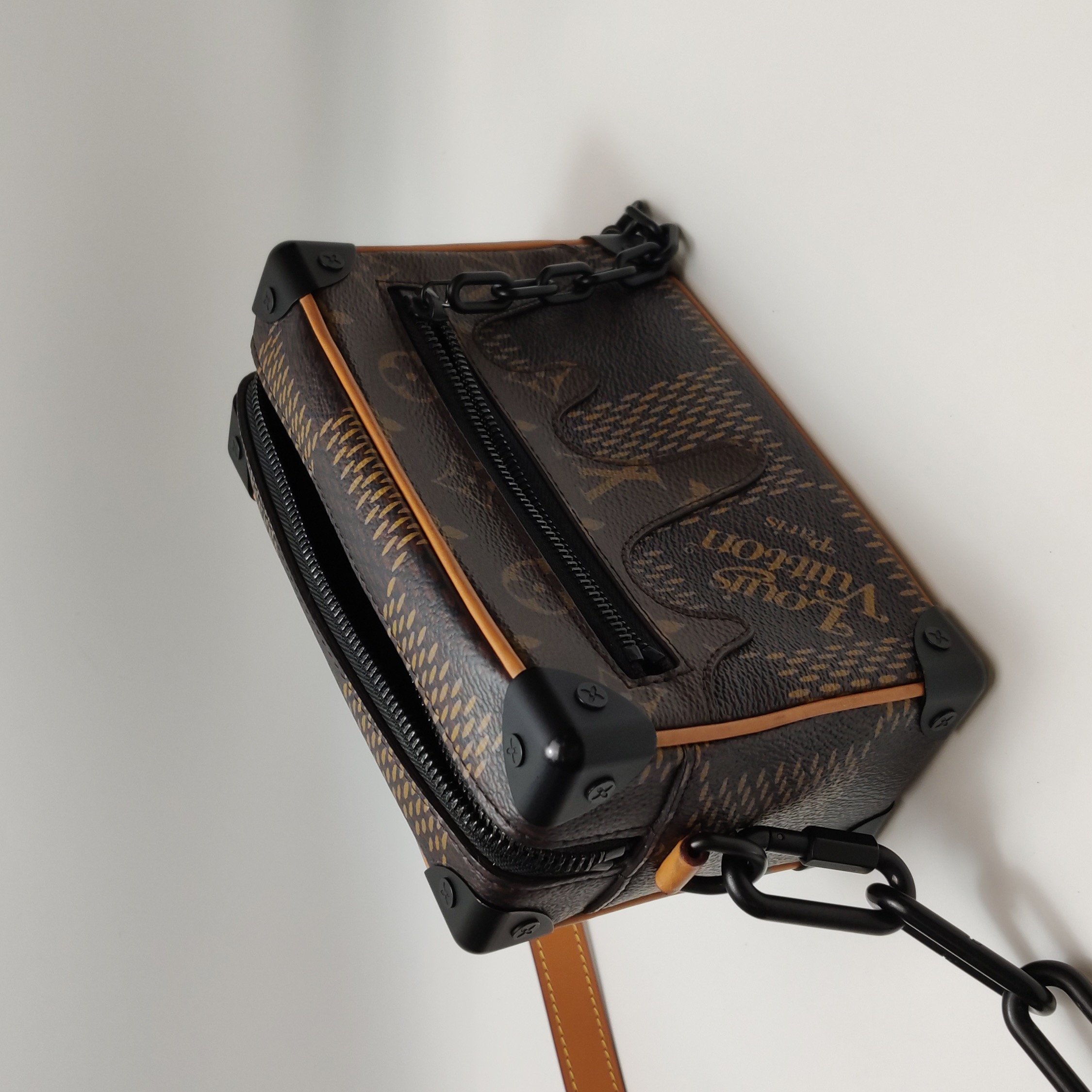 Louis Vuitton(LV) Nigo Soft Trunk Bag Limited Edition Giant Damier and Monogram Canvas Mini — photo 15 of 15