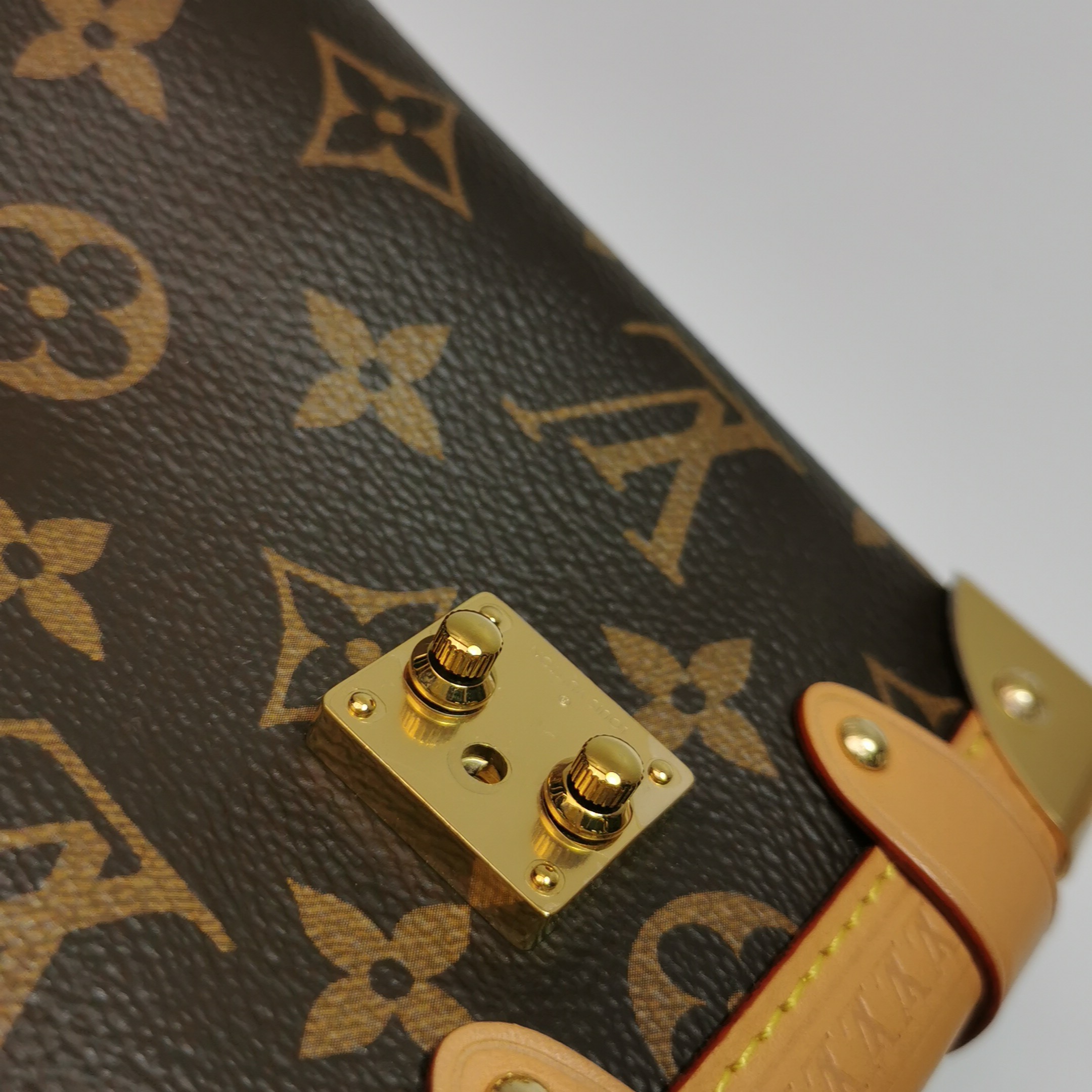 Louis Vuitton(LV) Side Trunk Handbag Monogram Canvas PM — photo 16 of 24
