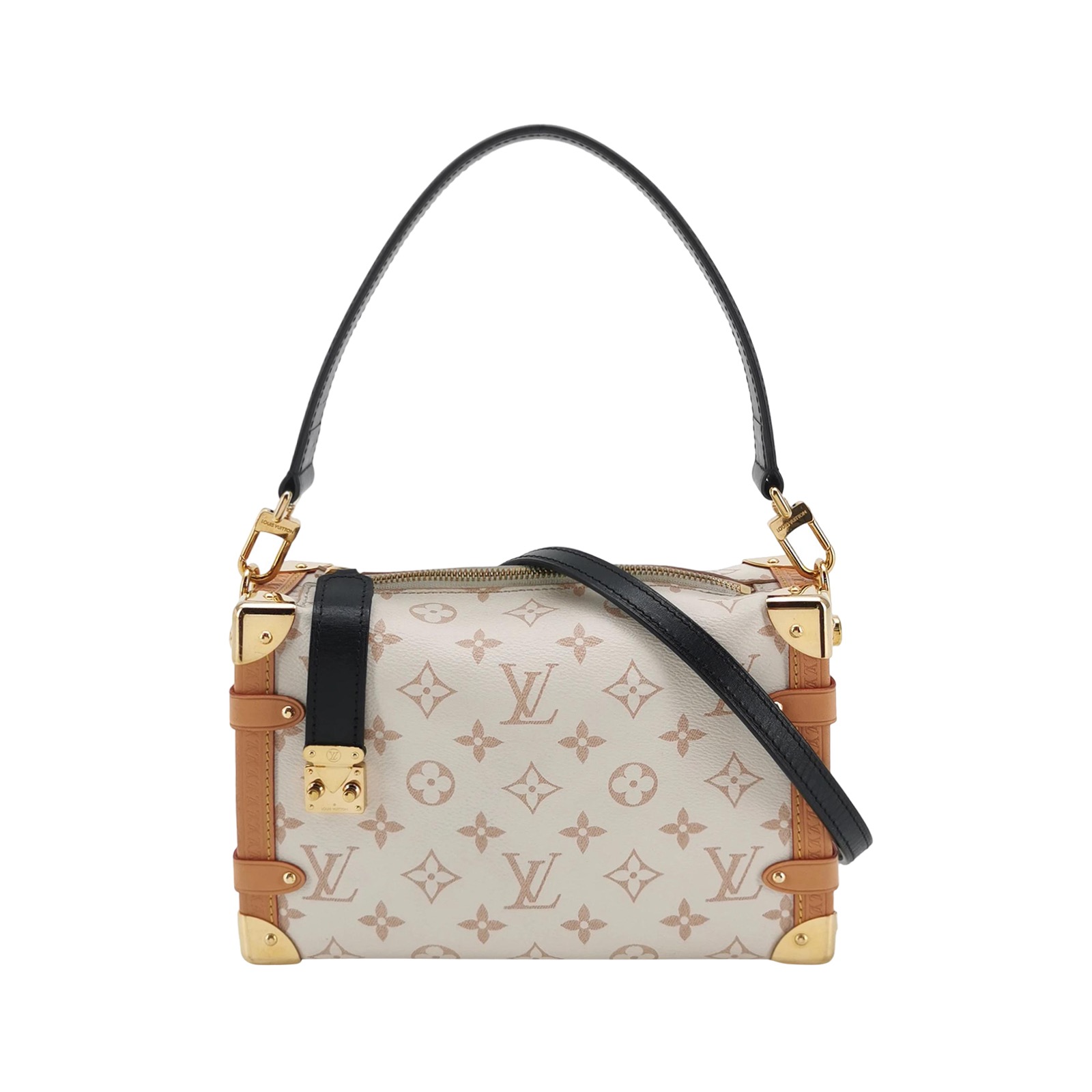 Louis Vuitton(LV) Side Trunk Handbag Monogram Dune Canvas MM — photo 1 of 25