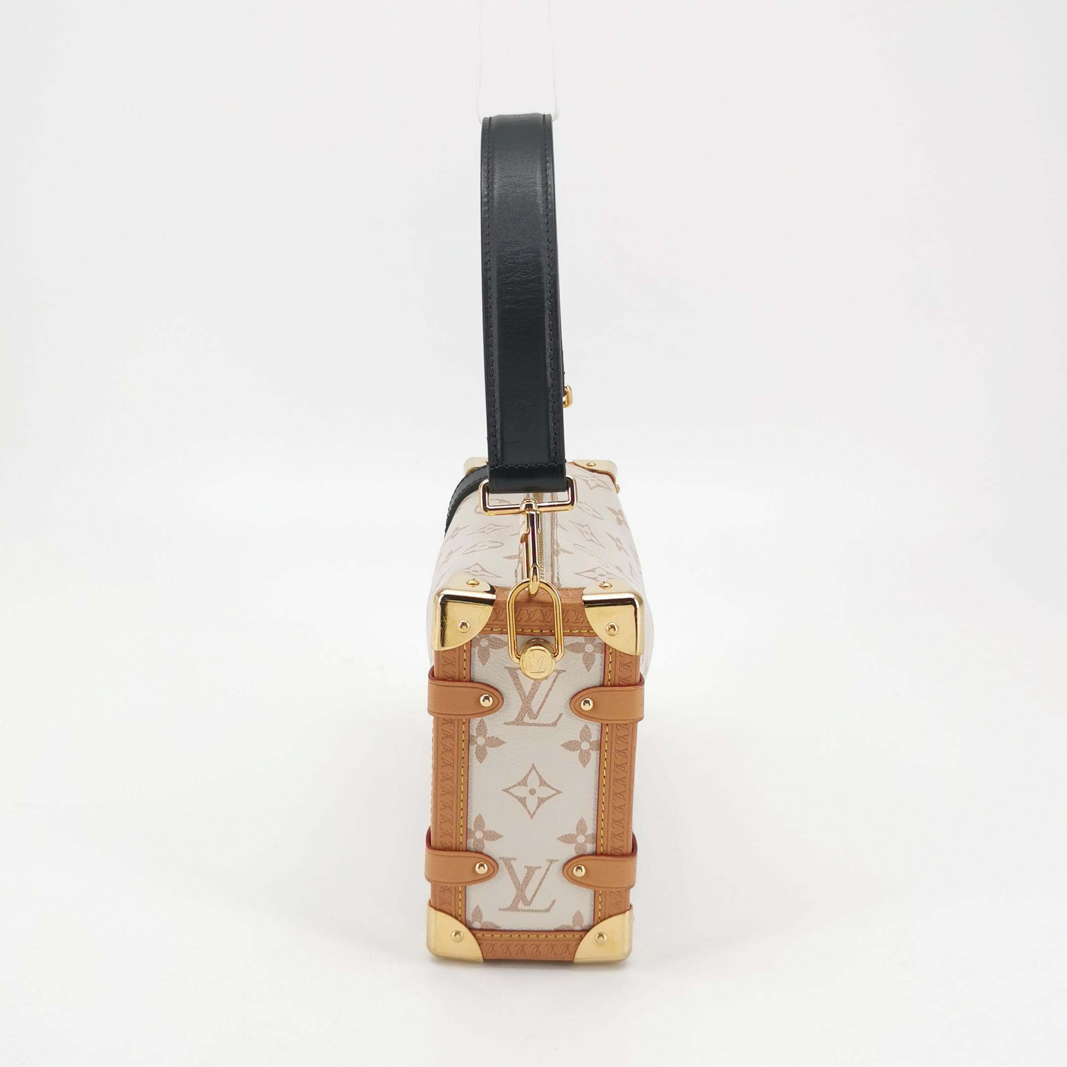 Louis Vuitton(LV) Side Trunk Handbag Monogram Dune Canvas MM — photo 4 of 25