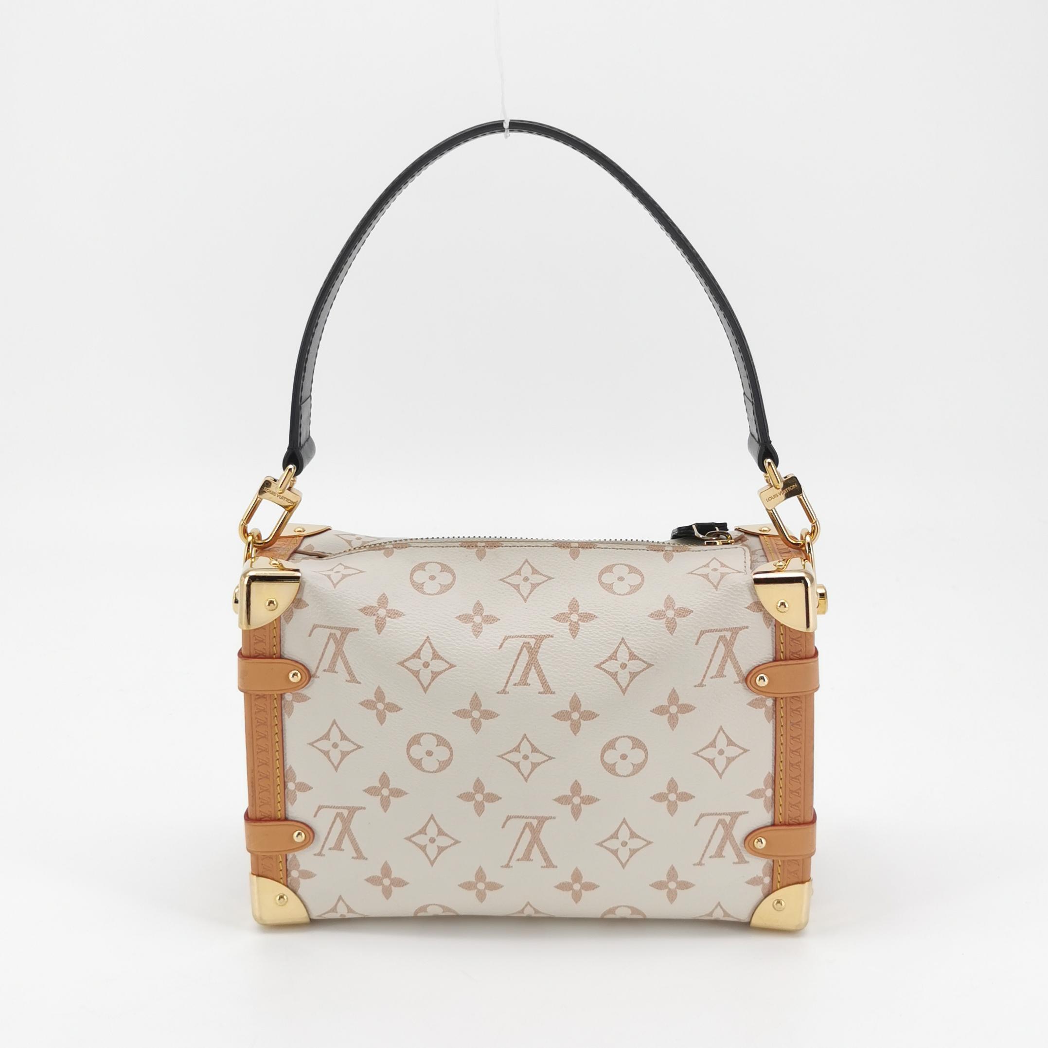 Louis Vuitton(LV) Side Trunk Handbag Monogram Dune Canvas MM — photo 5 of 25