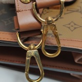 Louis Vuitton(LV) Dauphine Shoulder Bag Reverse Monogram Canvas MM — thumbnail 15