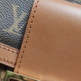 Louis Vuitton(LV) Dauphine Shoulder Bag Reverse Monogram Canvas MM — thumbnail 10