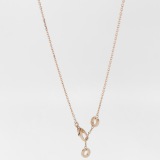 Bvlgari Divas' Dream Pendant Necklace 18K Rose Gold with Mother of Pearl and Diamonds Large — thumbnail 5