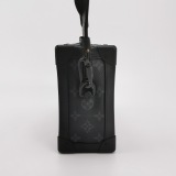 Louis Vuitton(LV) Soft Trunk Bag Monogram Eclipse Canvas — thumbnail 4