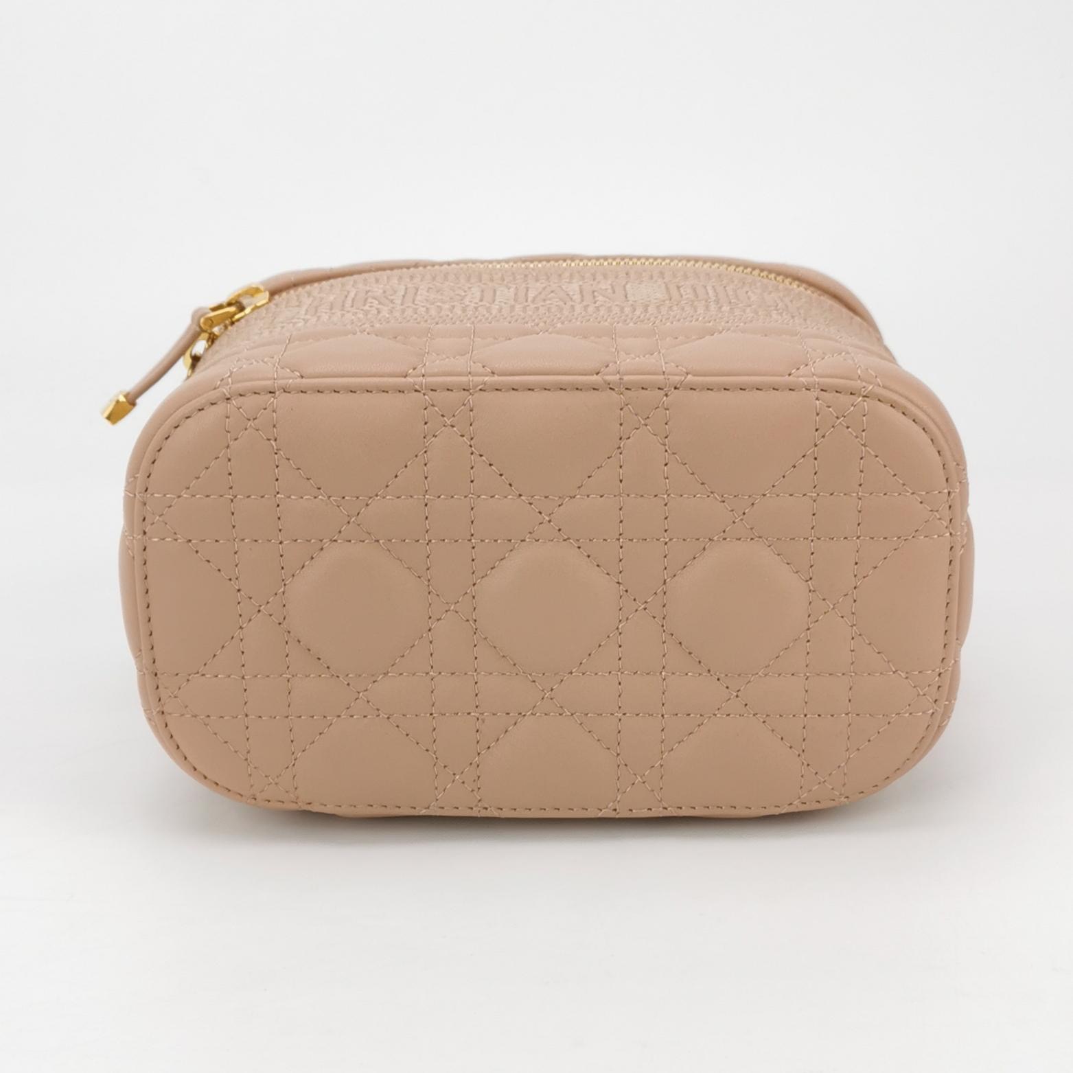 Christian Dior DiorTravel Convertible Vanity Case Cannage Quilt Lambskin Small — photo 6 of 15