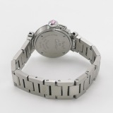 Cartier Miss Pasha Pink Dial Quartz Watch Stainless Steel 27 — thumbnail 3