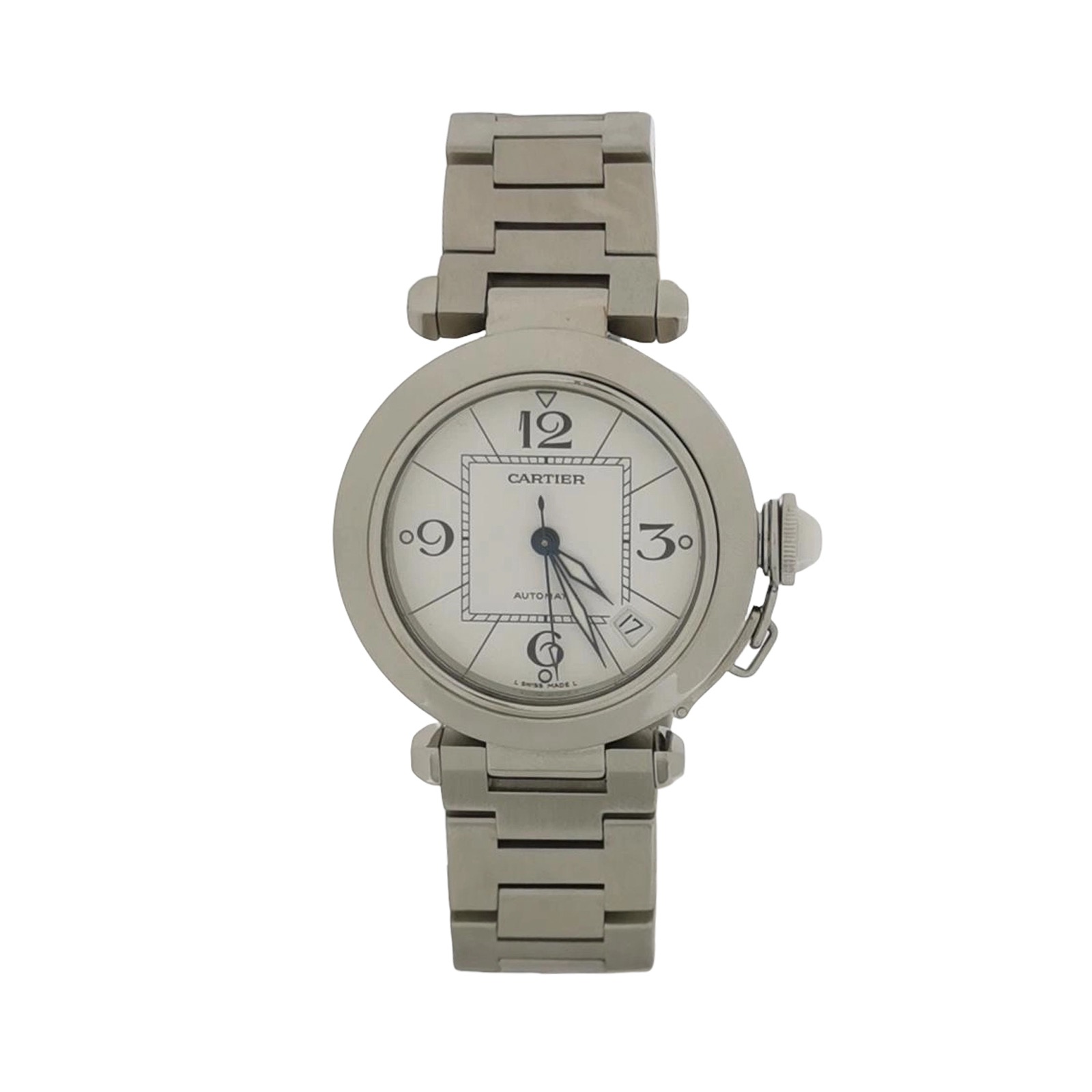 Cartier Pasha De Cartier Automatic Watch Stainless Steel 35 — photo 1 of 12