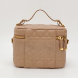 Christian Dior DiorTravel Convertible Vanity Case Cannage Quilt Lambskin Small — thumbnail 3