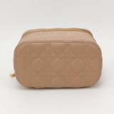 Christian Dior DiorTravel Convertible Vanity Case Cannage Quilt Lambskin Small — thumbnail 6