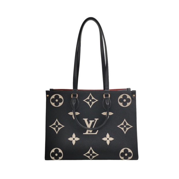 Louis Vuitton(LV) OnTheGo Tote Bicolor Monogram Empreinte Giant MM — pre-owned, Vierlot