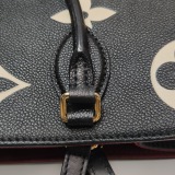 Louis Vuitton(LV) OnTheGo Tote Bicolor Monogram Empreinte Giant MM — thumbnail 9