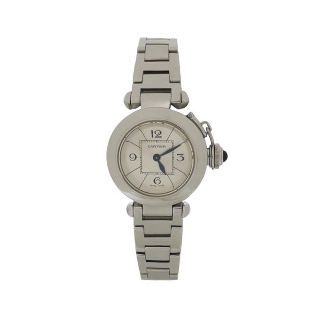 Cartier Miss Pasha Quartz Watch Stainless Steel 27 — pre-owned, Vierlot