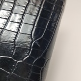 Saint Laurent(LV) Cassandra Chain Shoulder Bag Crocodile Embossed Leather Small — thumbnail 9