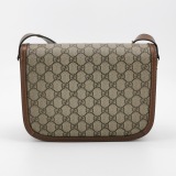 Gucci Horsebit 1955 Shoulder Bag GG Coated Canvas with Leather Small — thumbnail 5
