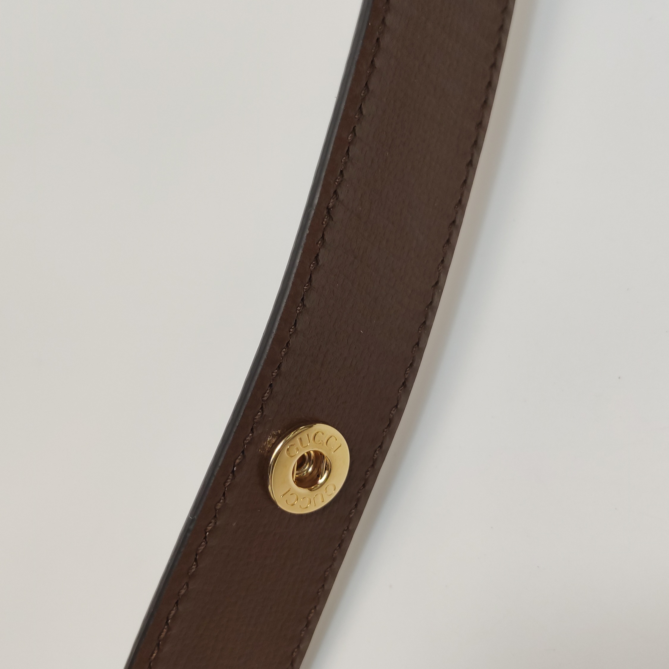 Gucci Horsebit 1955 Shoulder Bag GG Coated Canvas with Leather Small — photo 12 of 13