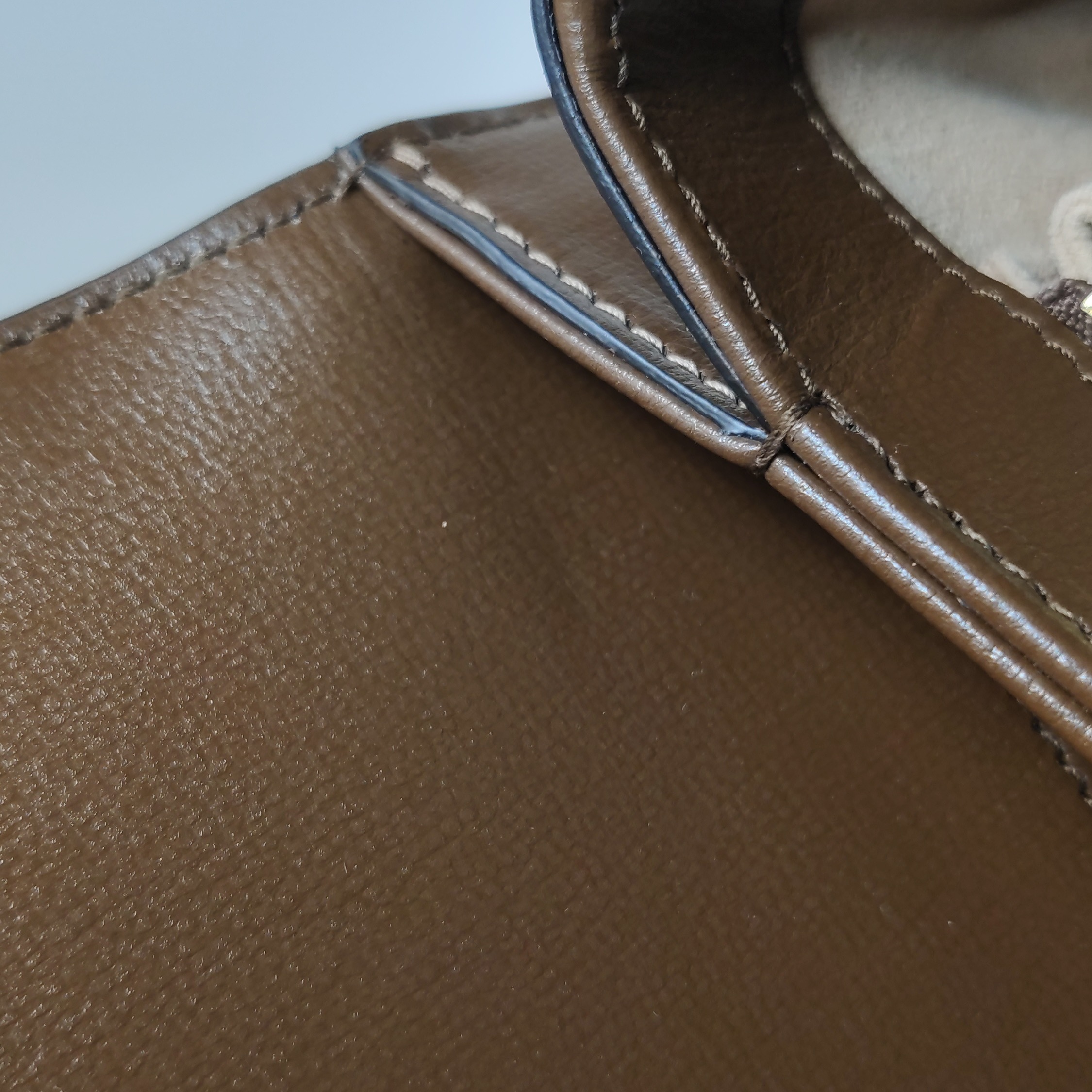 Gucci Horsebit 1955 Shoulder Bag GG Coated Canvas with Leather Small — photo 10 of 13