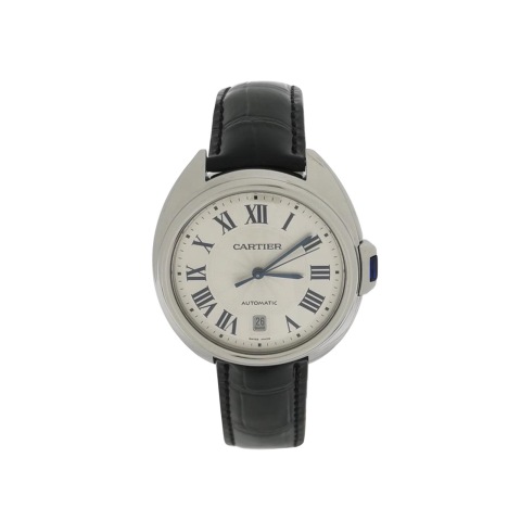 Cartier Cle de Cartier Automatic Watch Stainless Steel and Genuine 41