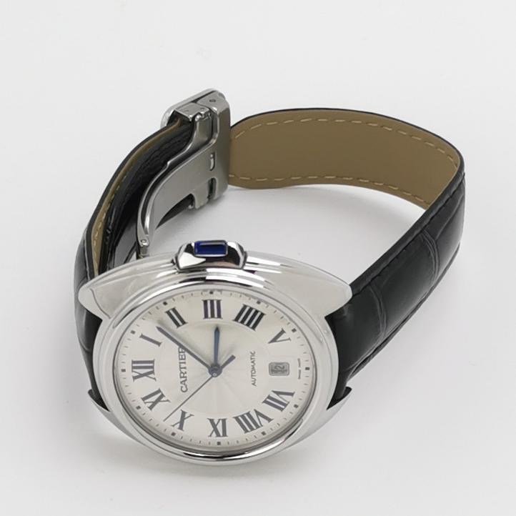 Cartier Cle de Cartier Automatic Watch Stainless Steel and Genuine 41 — alternate view