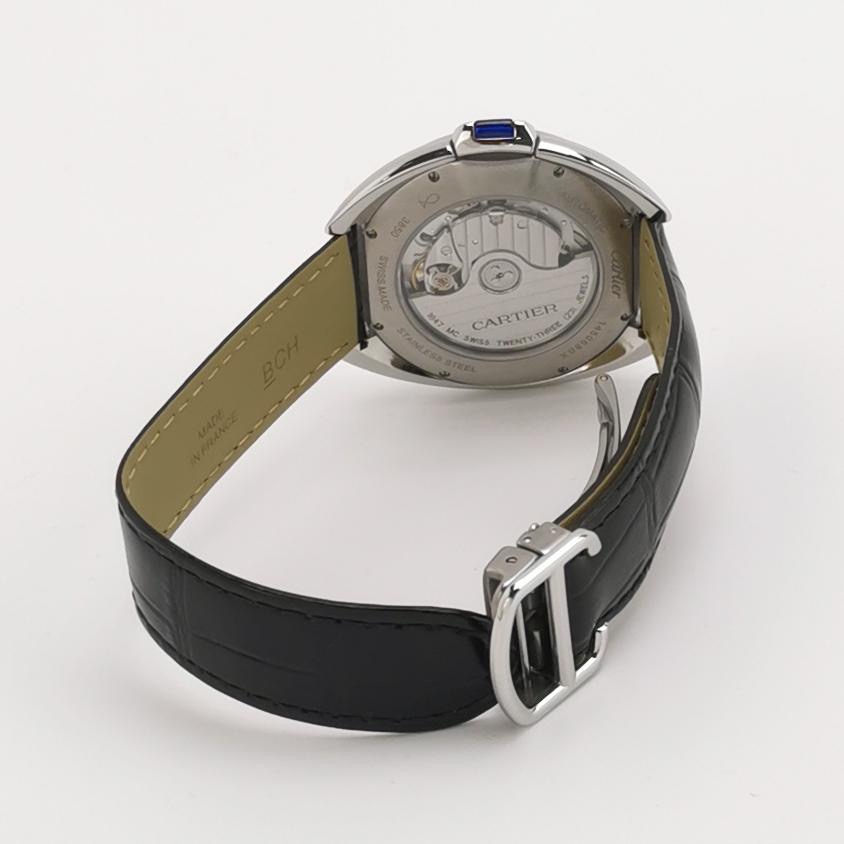 Cartier Cle de Cartier Automatic Watch Stainless Steel and Genuine 41 — photo 3 of 9