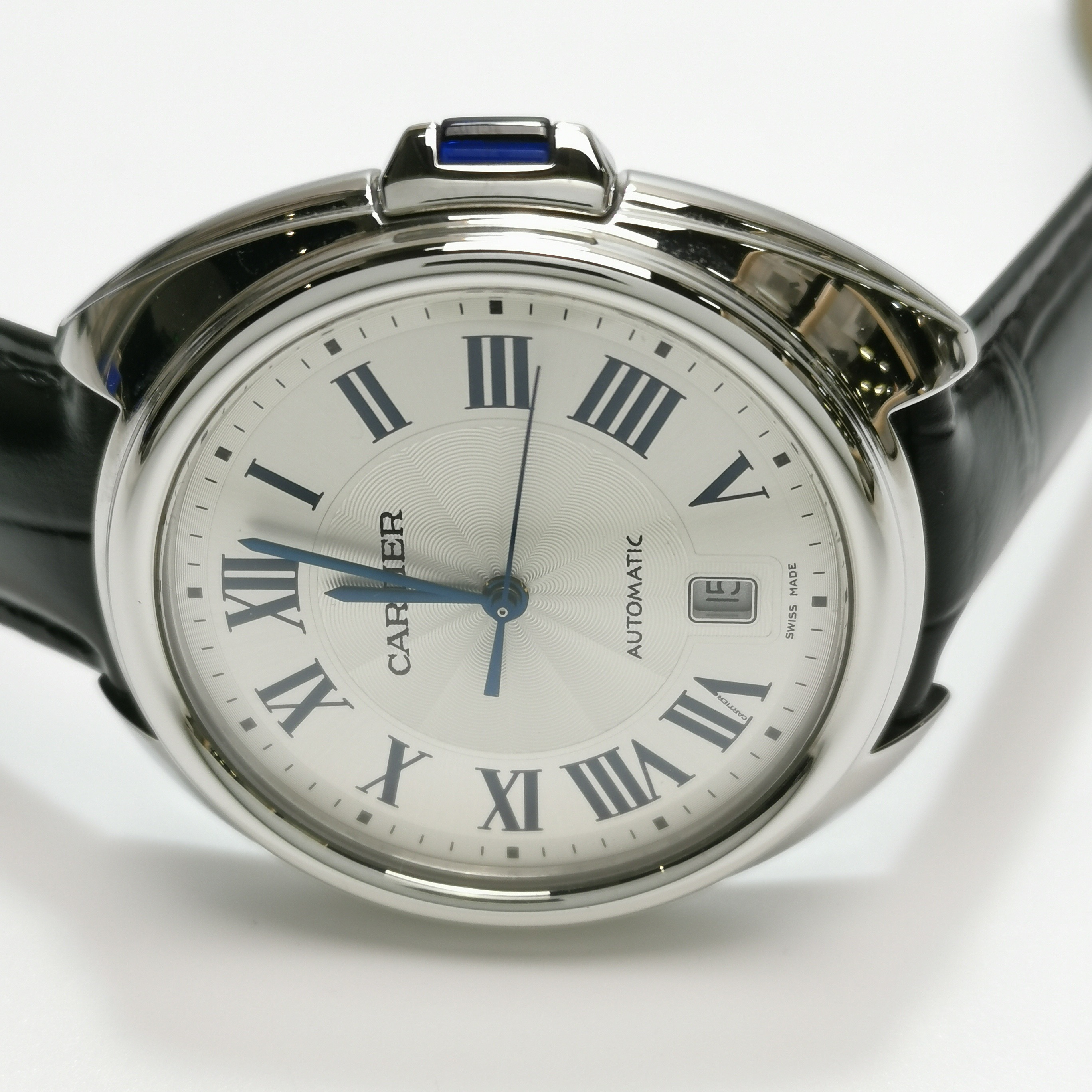 Cartier Cle de Cartier Automatic Watch Stainless Steel and Genuine 41 — photo 5 of 9