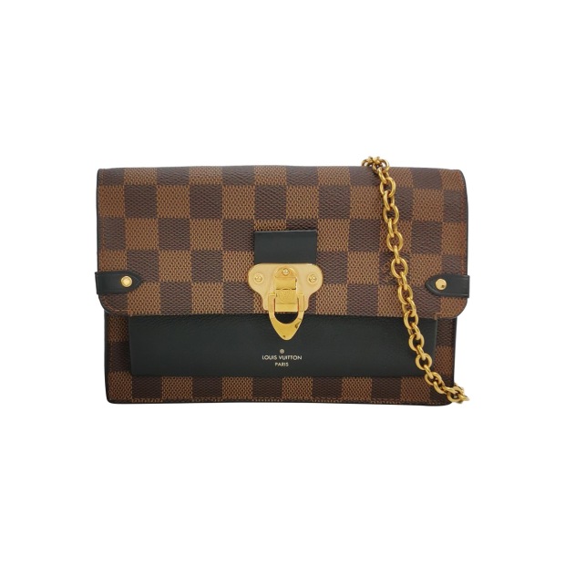 Louis Vuitton(lV) Vavin Chain Wallet NM Damier with Leather — pre-owned, Vierlot