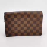 Louis Vuitton(lV) Vavin Chain Wallet NM Damier with Leather — thumbnail 5