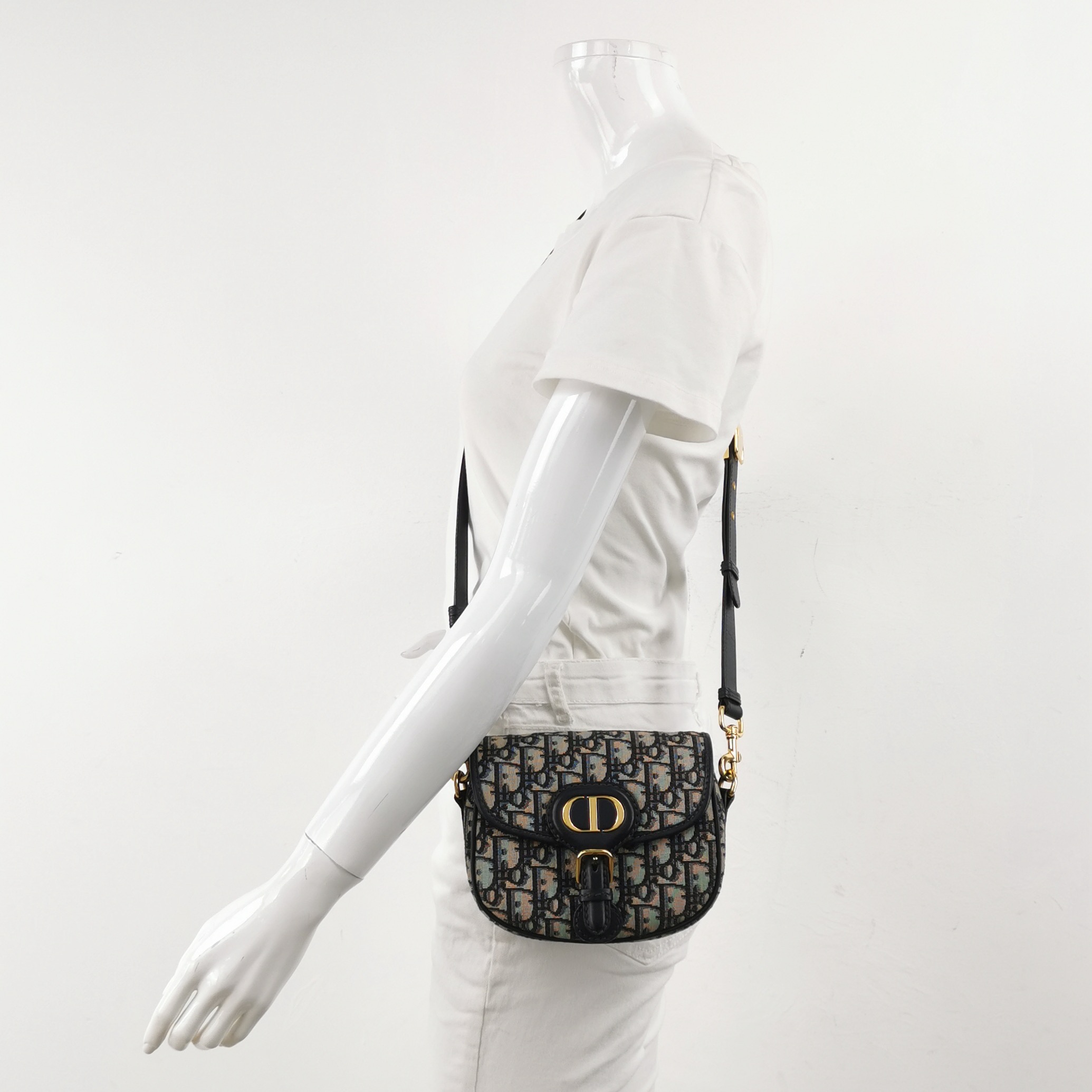 Christian Dior Bobby Flap Bag Oblique Canvas Small — alternate view