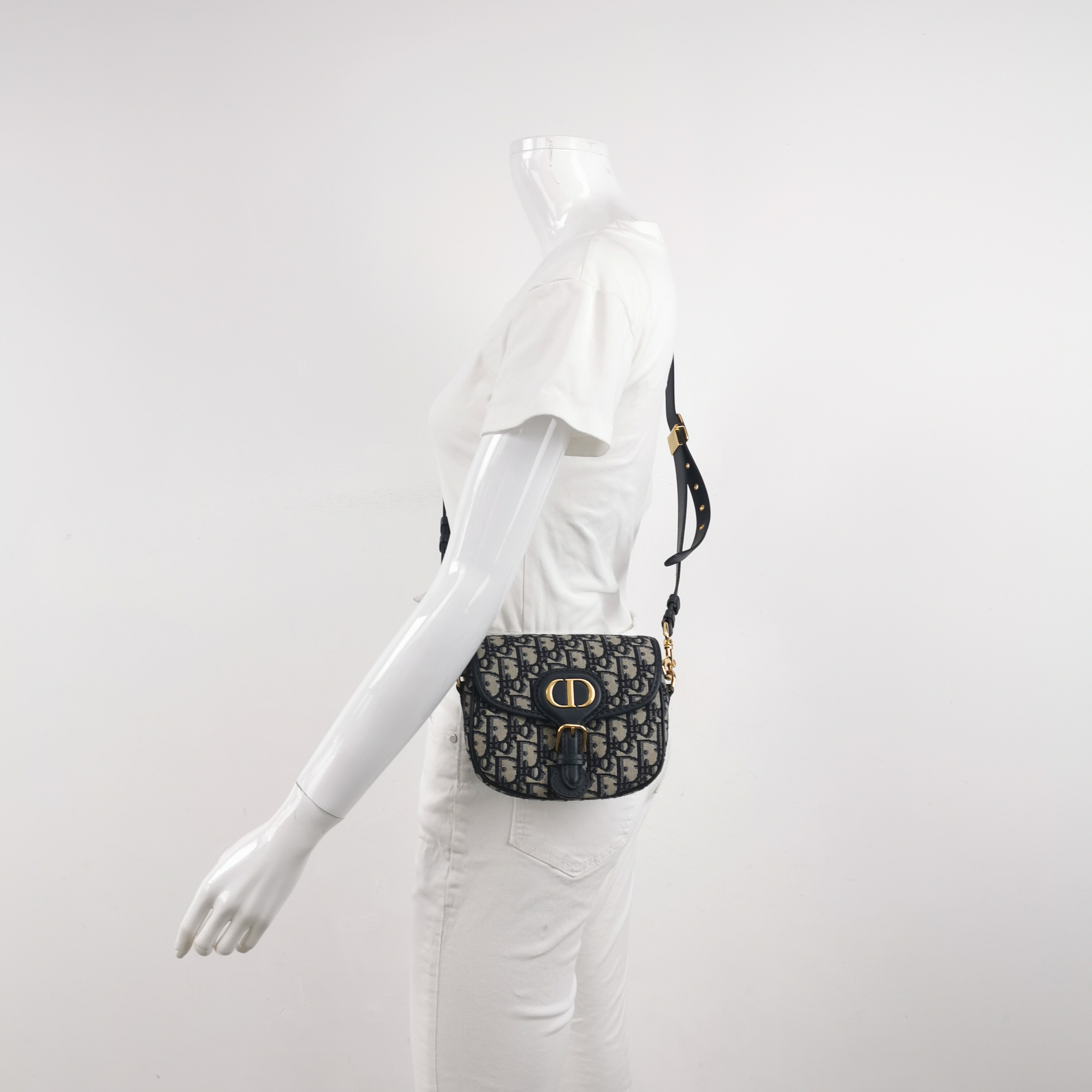 Christian Dior Bobby Flap Bag Oblique Canvas Small — alternate view