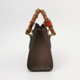 Gucci Diana NM Bamboo Handle Tote Jumbo GG Canvas Mini — thumbnail 3