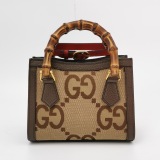Gucci Diana NM Bamboo Handle Tote Jumbo GG Canvas Mini — thumbnail 5