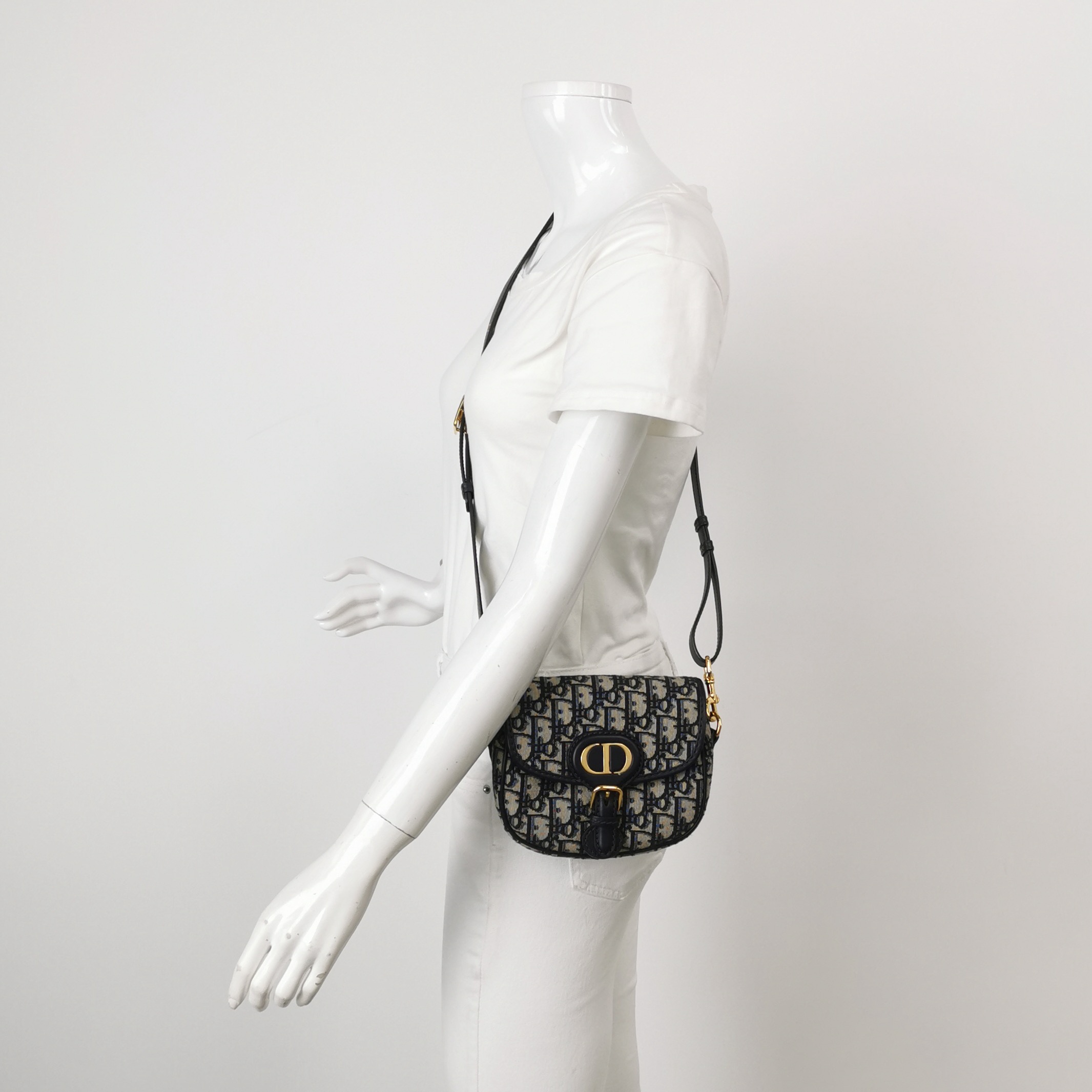 Christian Dior Bobby Flap Bag Oblique Canvas Small — alternate view