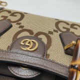 Gucci Diana NM Bamboo Handle Tote Jumbo GG Canvas Mini — thumbnail 7